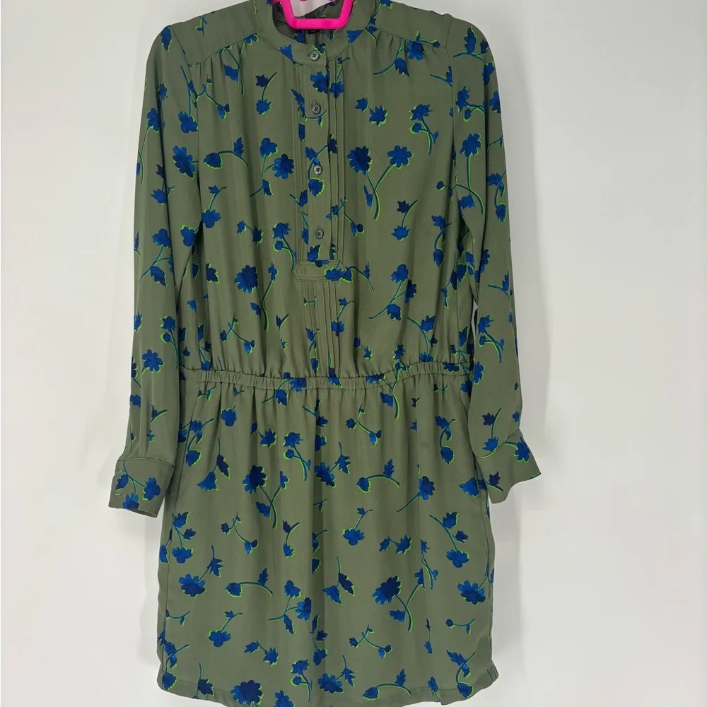 Banana Republic Long Sleeve Floral Dress